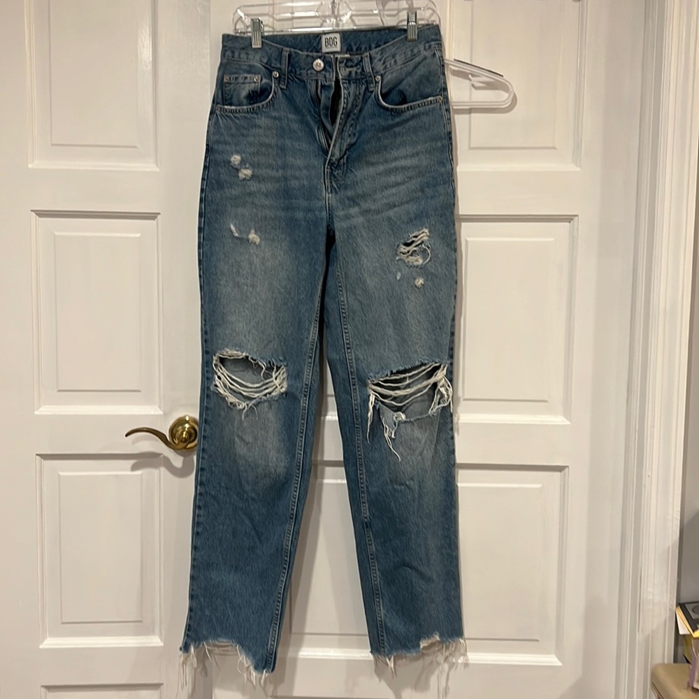 BDG High rise ripped jeans